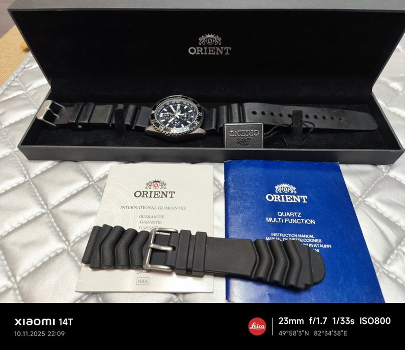 ORIENT CAPTAIN. 200M.Дайверы с хронометром от ORIENT