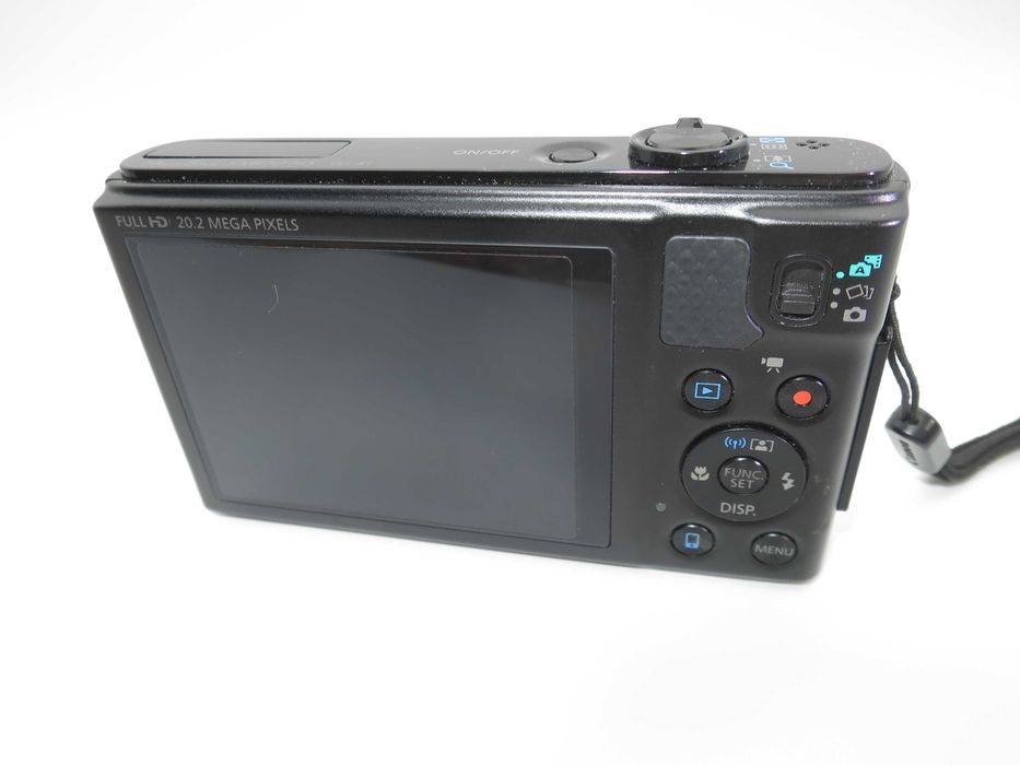 Canon PowerShot SX610 черен ултра компактен цифров фотоапарат, дигитална камера, 18х оптичен зум, Wi-Fi, NFC, Full-HD видео, като НОВ - работи отлично