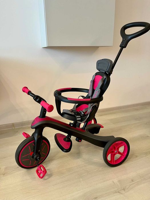 Tricicleta Globber Explorer 4 in 1 Roz