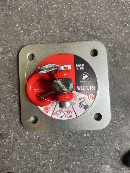 Кука Hilti 1.15Т и 2.5Т за телфер. Професионална