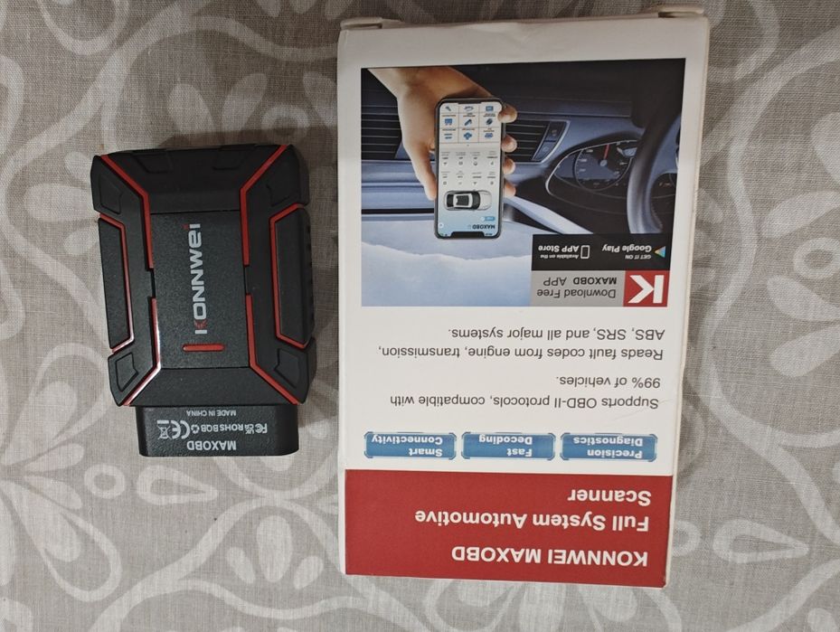 Tester Diagnoza KONNWEI MAXOBD Bluetooth 5.0 Toate Sistemele