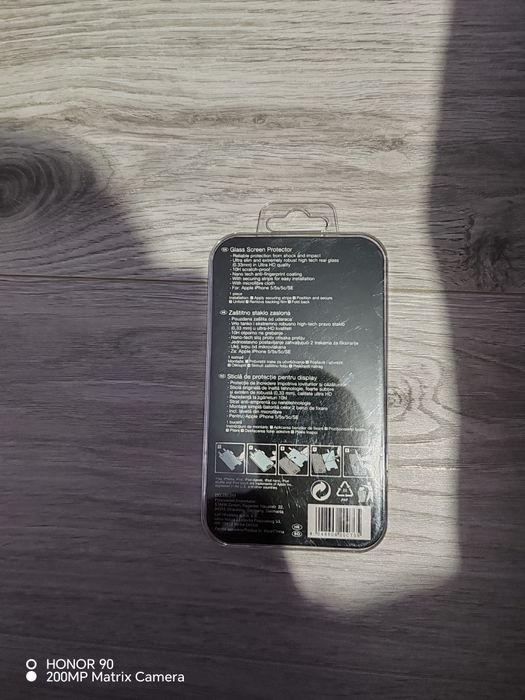 Folie de sticlă SilverCrest pentru iPhone 5 / 5s / 5c / SE – Nouă, sig