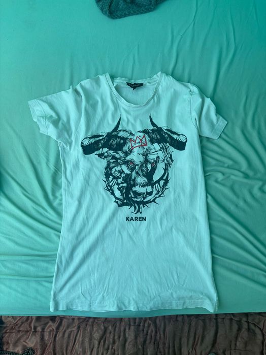 Бяла тениска Karen king