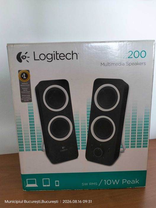 2 boxe logitech multimedia speakers pc