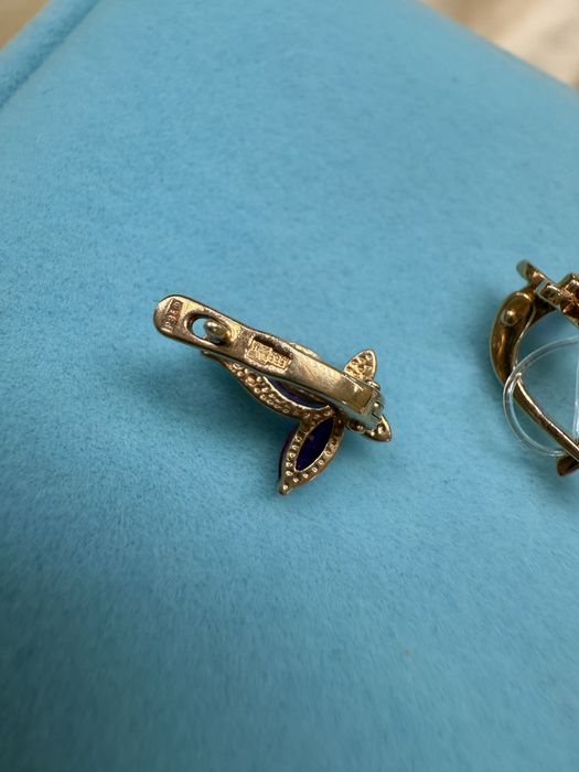 Золотые детские серьги