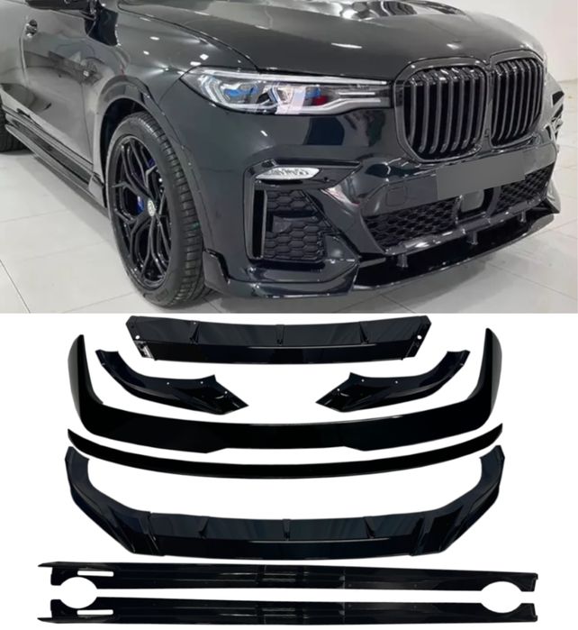Pachet Prelungiri Praguri bara fata difuzor BMW X7 G07 M pachet