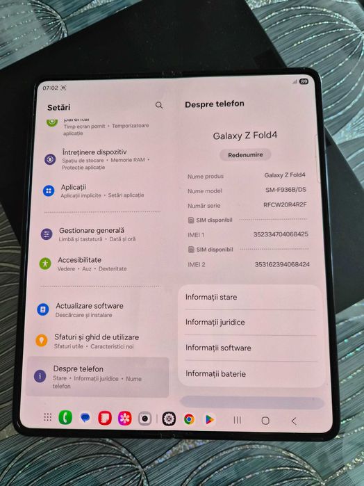Samsung Zfold 4 de vanzare