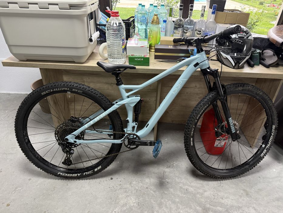 bicicleta full suspension cube stereo