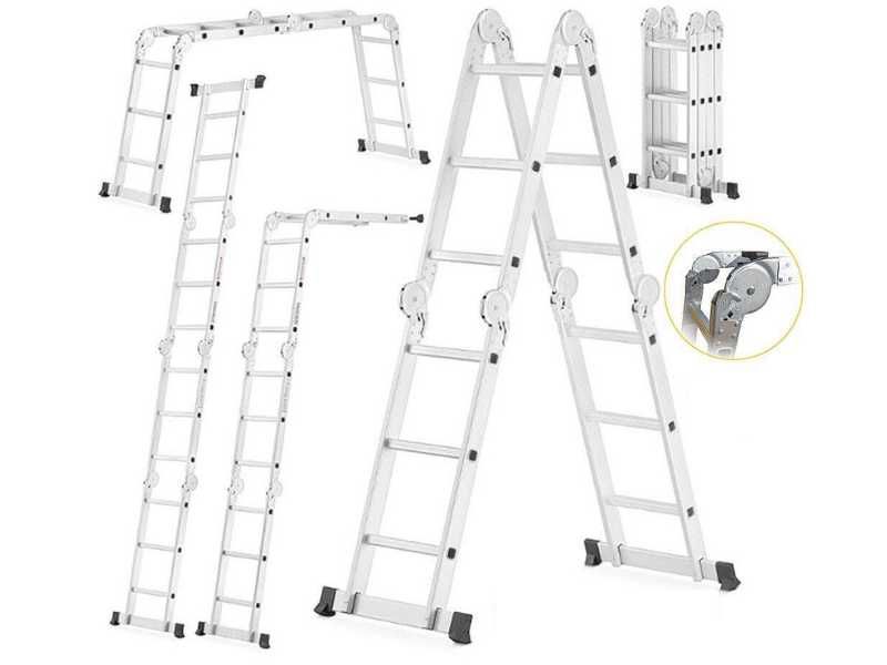 Стълба 4х4 мултифункционална 4,70м 150кг