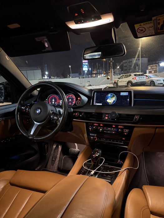 BMW X6 xDrive30d M Sport 2016, Alb Perlat, Full, Proprietar