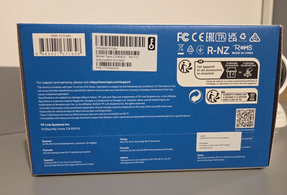 Camera  TP-Link Tapo C230 5MP