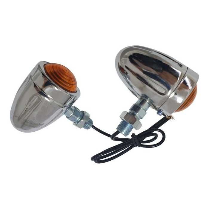 Мигачи за мотоциклет, мотор, скутер, ретро,  оранжев