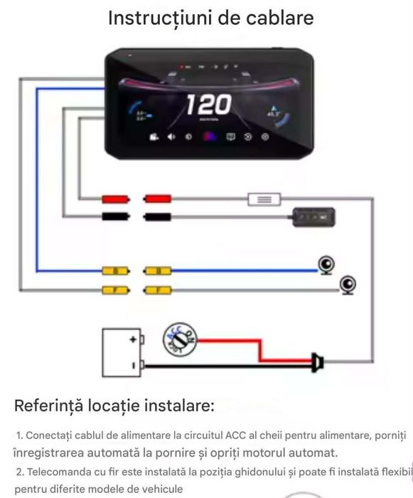 Navigatie MOTO CerCip MT9, Carplay/Android Auto, Octa-Core, GPS, IP67, Camere 2K, Senzori presiune roti, BSD, 6'25 inch