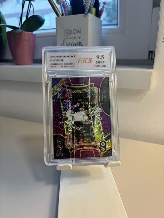 Vinicius Jr. Panini Select Paralell Prizm #222 Real Madrid 2023-24 Gradare EKS 9.5 Mint
