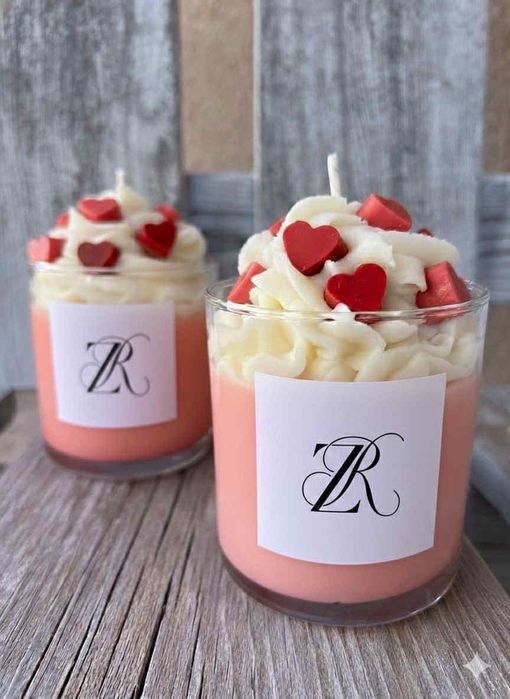 Букети , форми и чаши от свещи. Подарък за всеки повод