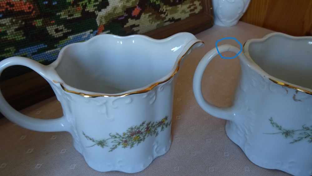 Оригинален Български Соц Порцелан Мащерка