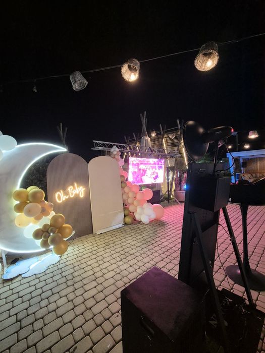 Bar Mobil/Cabina Foto/Soare rotitor/Masina balone cu fumPlatforma 360