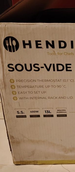Aparat de gătit în vid Hendi nou nefolosit