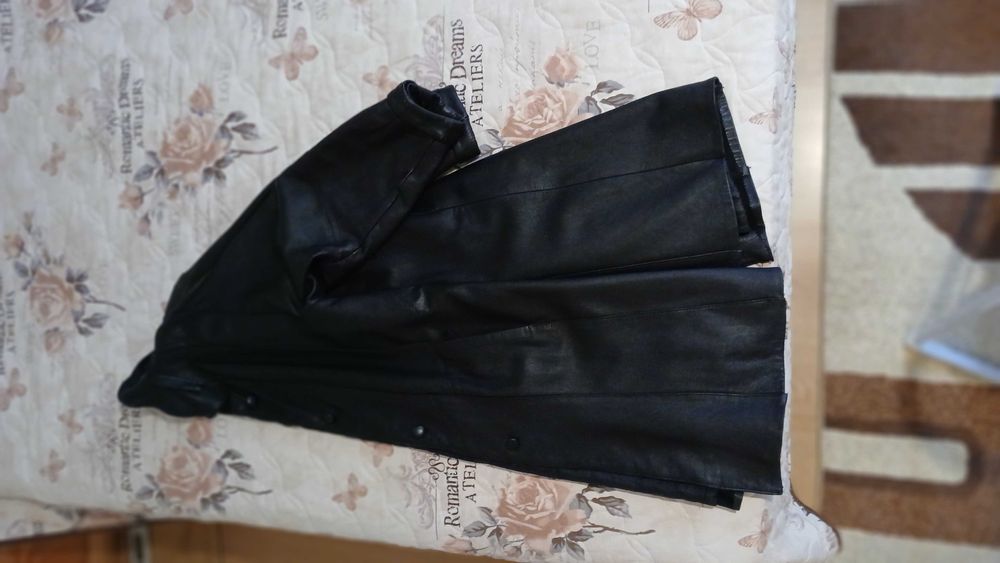 Дамско кожено палто