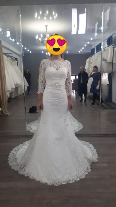 Продам свадебное платье силуэт русалки