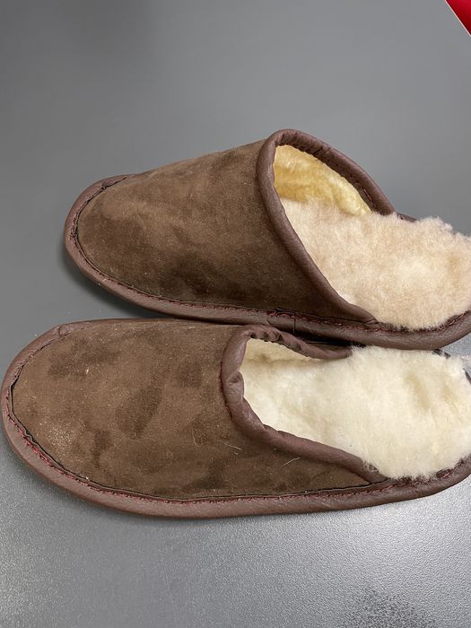 Домашни кожени чехли от естествена кожа