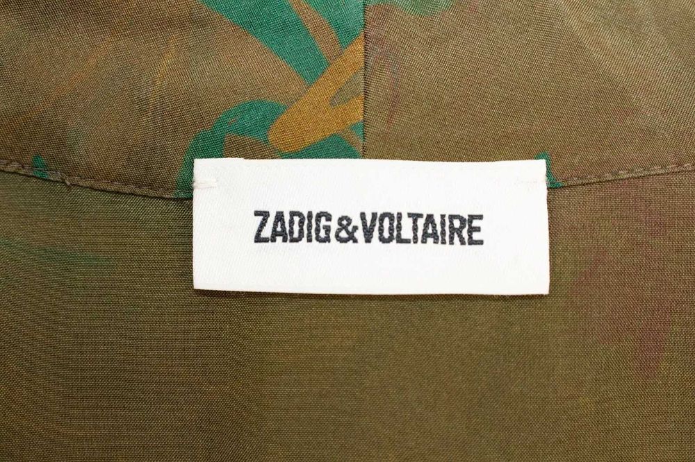 Zadig&Voltaire оригинална дамска рокля флорална 100% коприна S