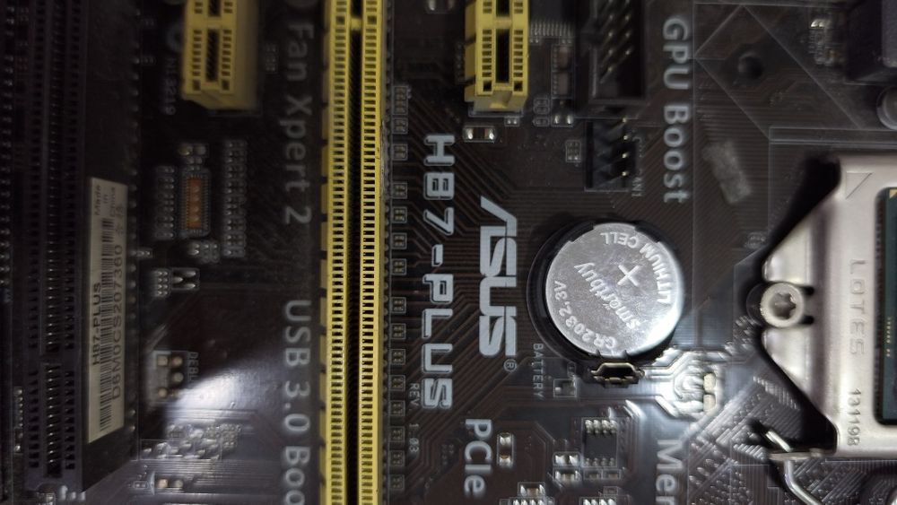 Материнская плата Asus h87m-plus