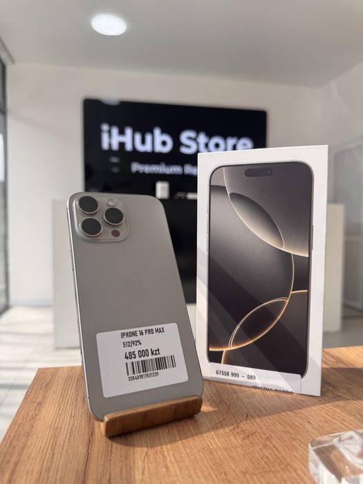 iPhone 16 Pro Max•512GB/92% Titanium Айфон 16 Про Макс 512гб/92% титан