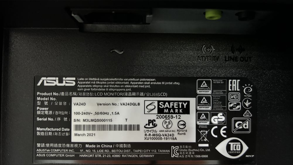 Монитор ASUS 24