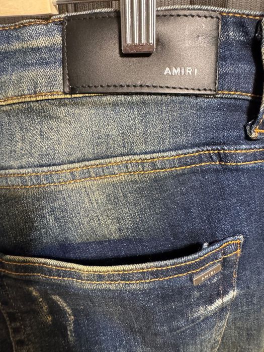 Blugi Amiri albastru premium