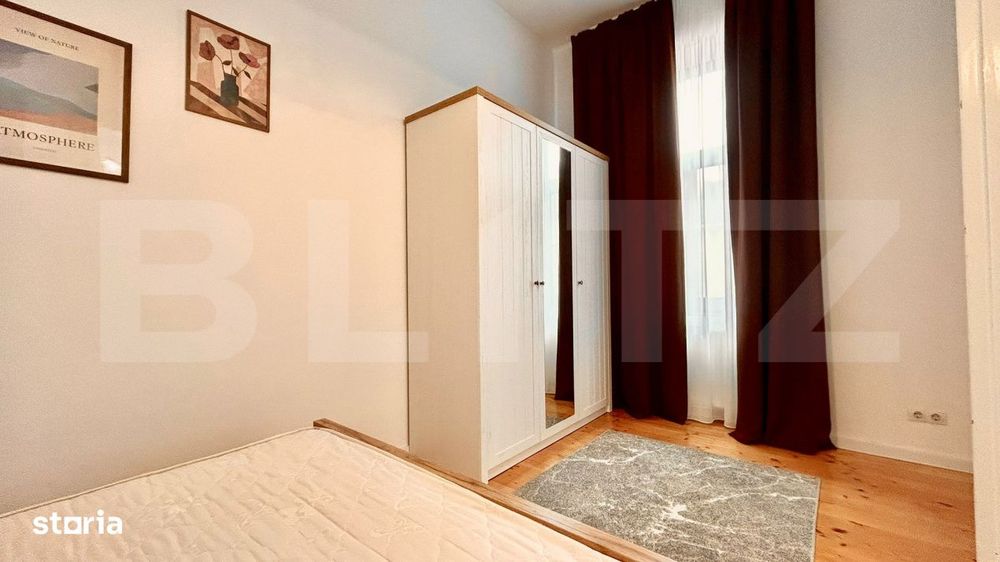 Apartament de inchiriat, 3 camere, 56 mp - Ultracentral