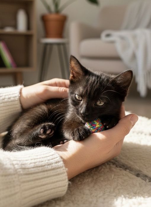 Отдам котенка в доьрые руки