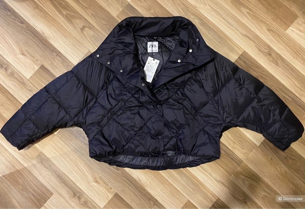 Куртка женская Zara черная пуховик