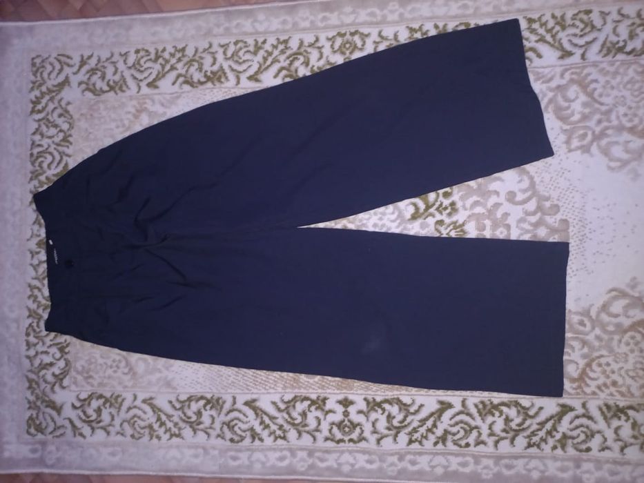 Теплые синие штаны