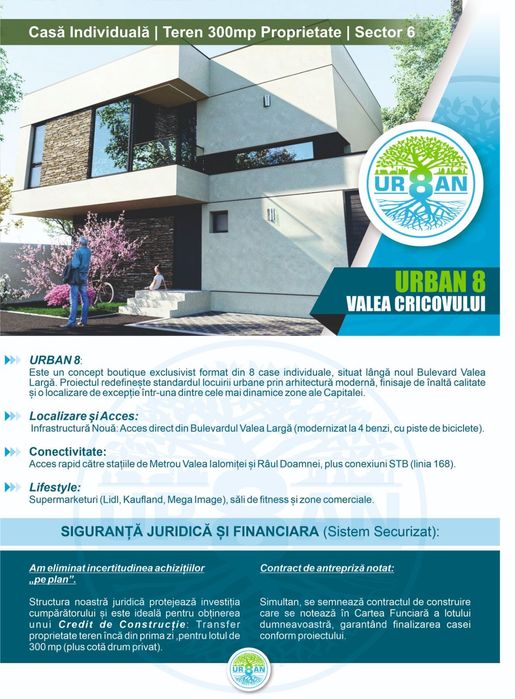 Drumul Taberei | ANL| Brancusi| Valea Larga| Proiect Nou | Case Individuale| Garaj incorporat