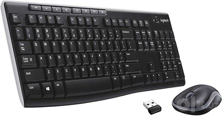 Беспроводная клавиатура и мышь - Logitech MK270