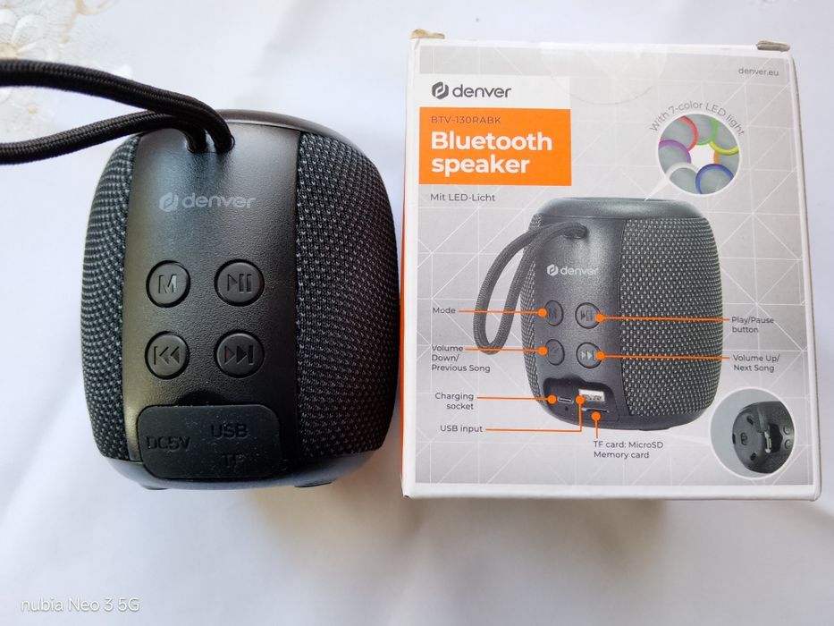 Boxa Bluetooth Denver nou