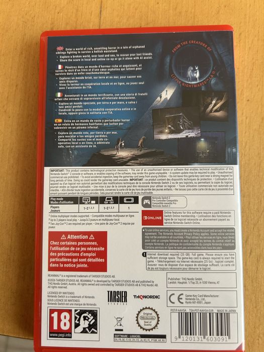 игра за Nintendo switch 2