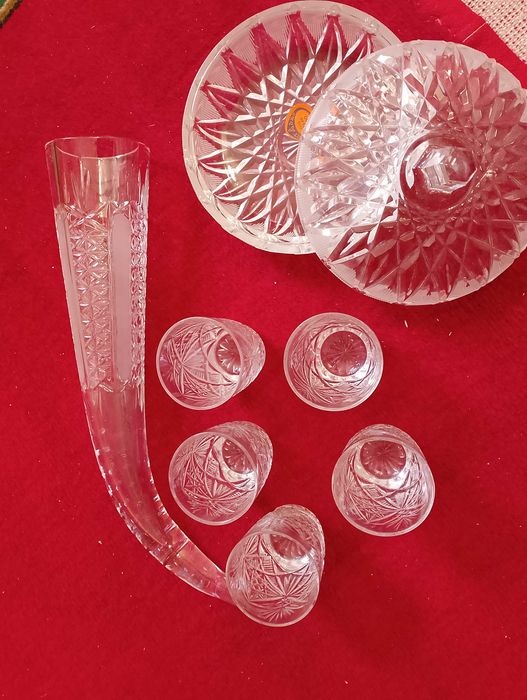 Хрустальная конфетница СССР