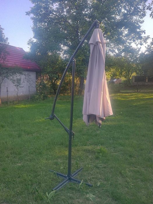 Umbrela gradina, crem, 300 cm