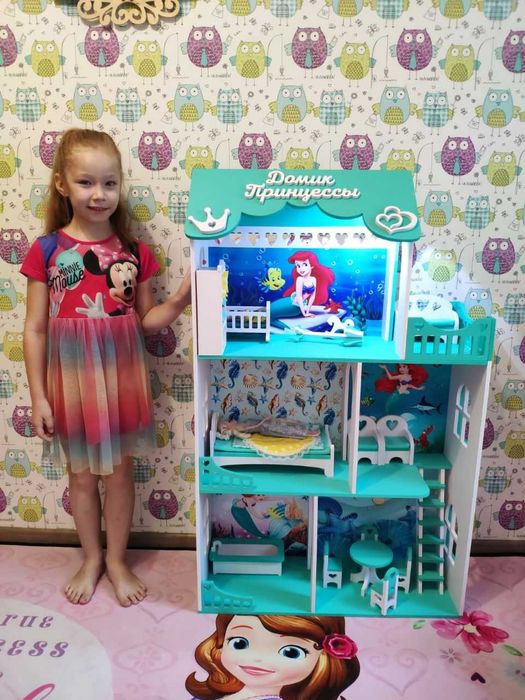 Кукольный домик для Барби ростом с ребенка!