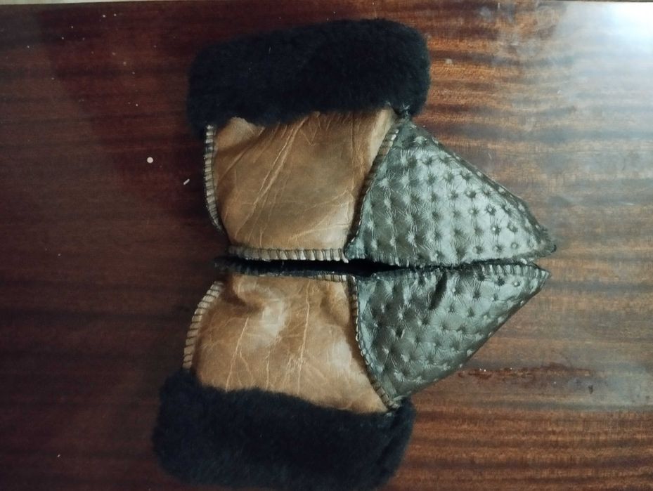 Детские кожаные чуни