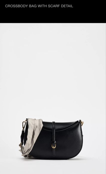 Дамска черна чанта- ZARA (НОВА!)