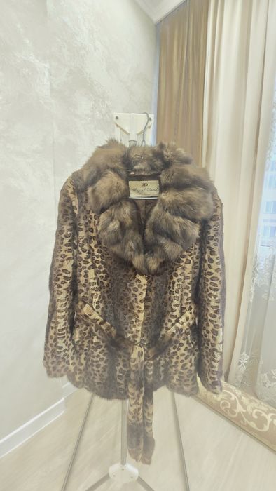 Норковая Шуба, леопардовая