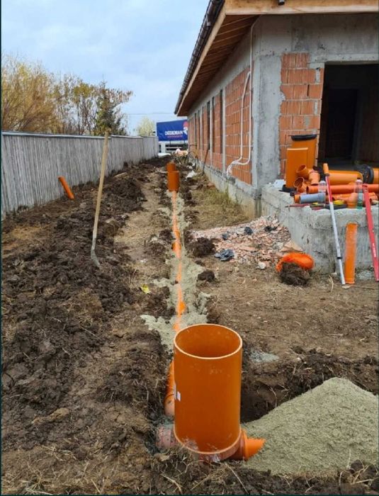 Sistem de drenaj, fosa septica , branșamente