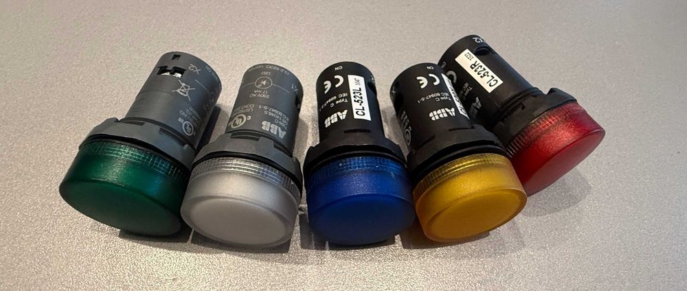 Lămpi semnalizare ABB LED CL2-523, 230V, Ø22mm – NOI, diverse culori