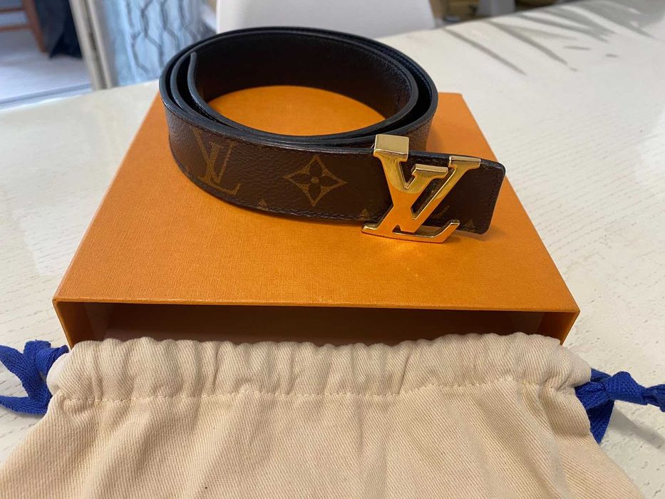 Оригинальный ремень Louis Vuitton LV Initiales 40mm, полный комплект