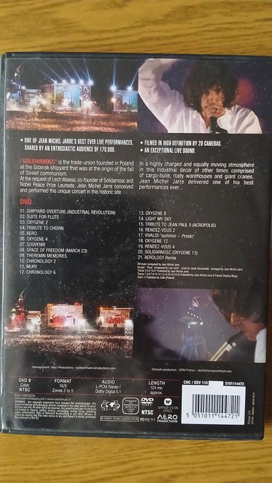 DVD Jean Michel Jarre Жан Мишел Жар концерти