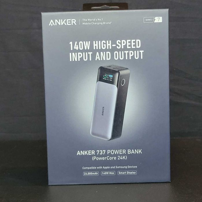 ANKER 737 POWER BANK 140w high-speed 24000mAh Smart display