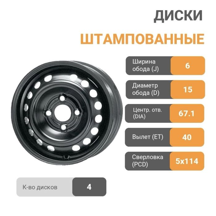 Диски R15 штампы